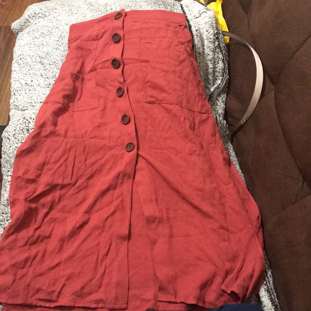 Knee length skirt